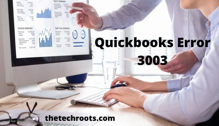 QuickBooks Error 3003